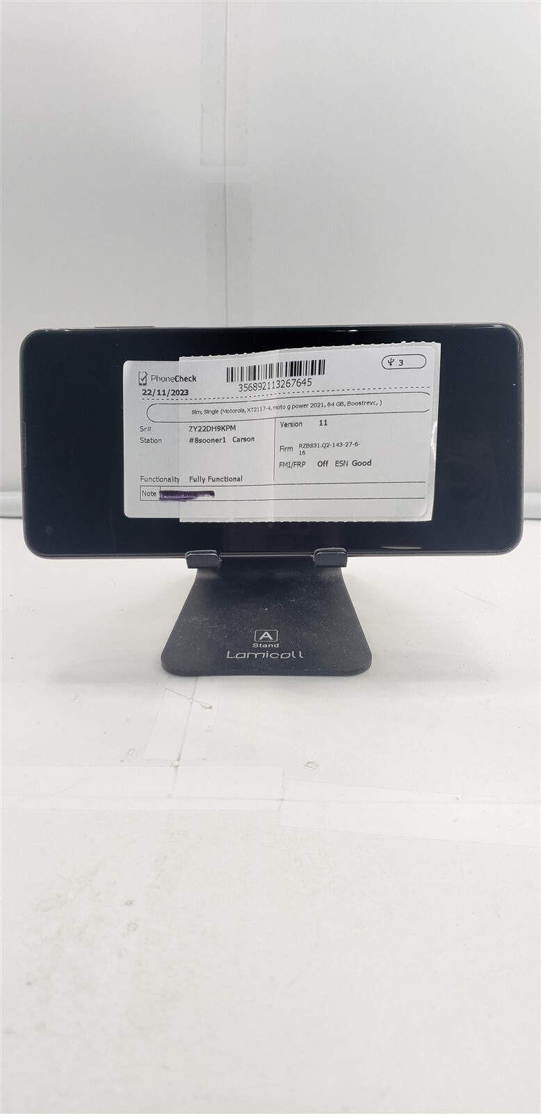Motorola Moto G Power 64GB Gray XT2117-4 (Boost Mobile) - Android Phone - DF6455
