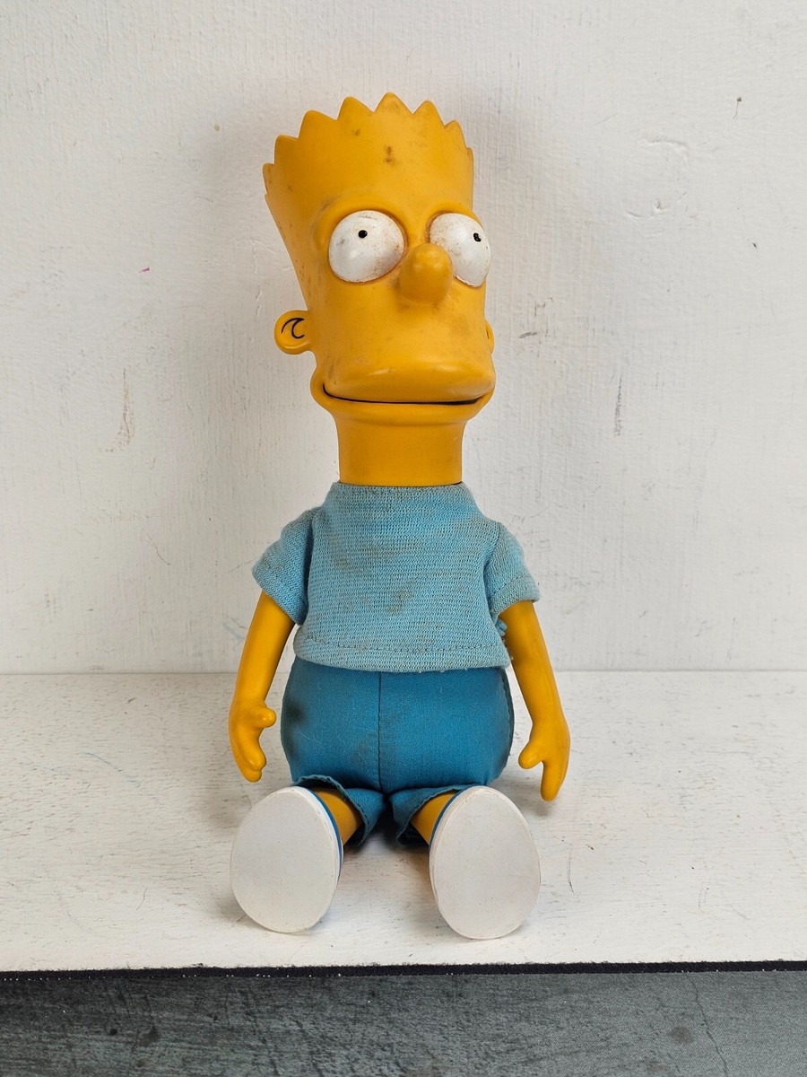 Vintage 1990 Bart Simpsons Family Plastic Head Plush Doll | eBay