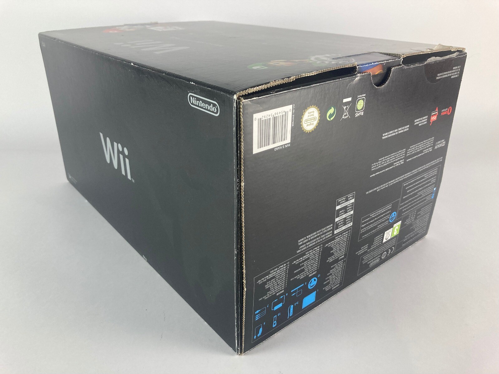 Nintendo Wii Console Boxes White & Black Mario Kart Wii Pack Boxes