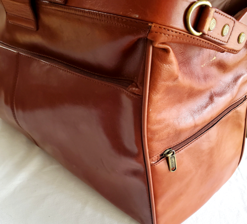 Vintage Barry Smith UK Leder Gepäck Tasche Gladstone Widemouth Steampunk Klassiker Rarität - Bild 8 von 22
