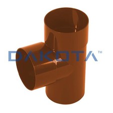 TEE PVC finto RAME 80 mm per grondaia DAKOTA