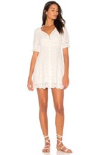 NWT SPELL & THE GYPSY COLLECTIVE DESIGNS DAMSEL LACE PLAYDRESS -WHITE- SZ XXS