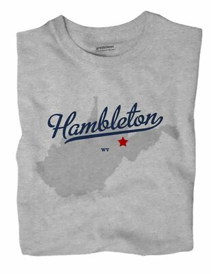 Hambleton West Virginia WV T-Shirt MAP