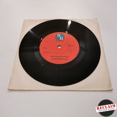 tommy morrison breaking promises 7'' vinyl record very good condition
