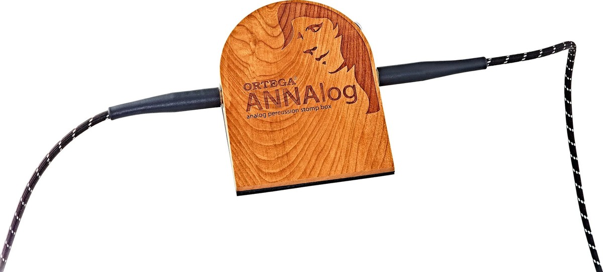 ギター ANNAlog Analog Percussion Stomp Box Ortega Guitars ANNAlog Analog Passive Percussion Stomp Box