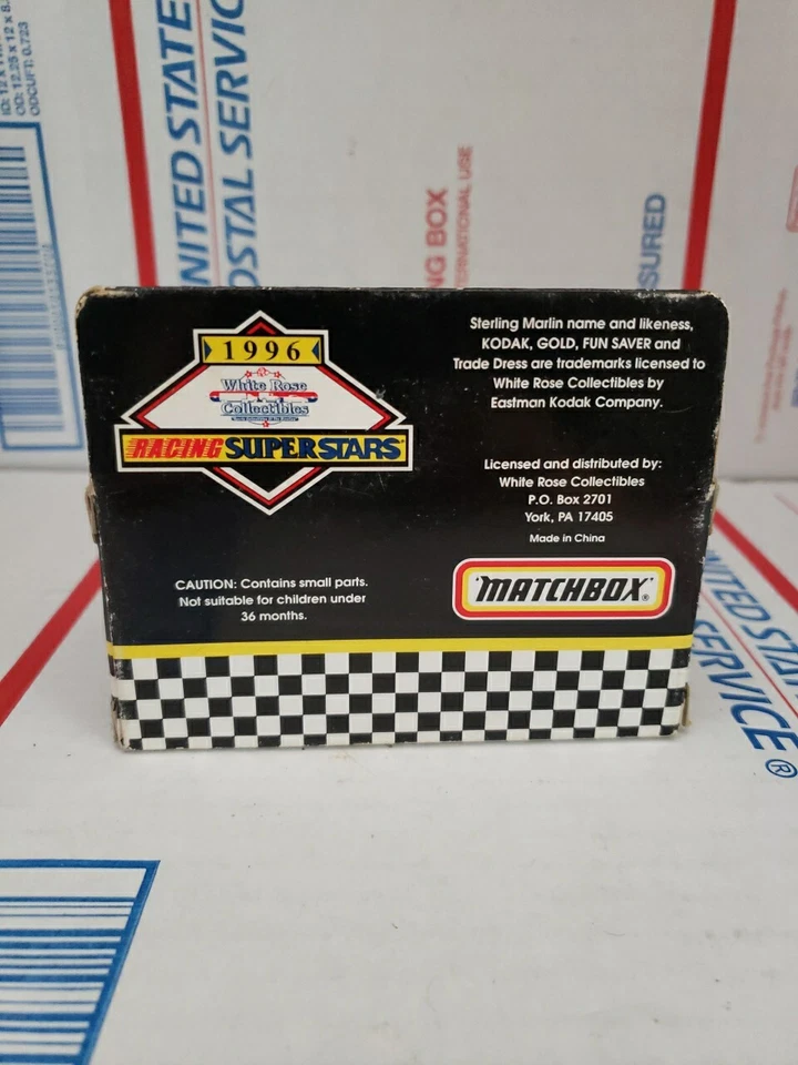 Matchbox 96 Racing Super Stars STERLING MARLIN #4 Kodak Film Racing 1:64 Tr4 #410 - Изображение 3 из 3