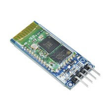 5Pcs Wireless 4 Pin Bluetooth RF Transceiver Module HC-06 RS232 With backplane