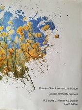 Statistics for the Life Sciences: Pearson New International Edition Paperback