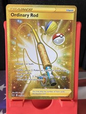 gold ordinary rod pokemon card Lunala GX 172/156 Gold Secret main image 0