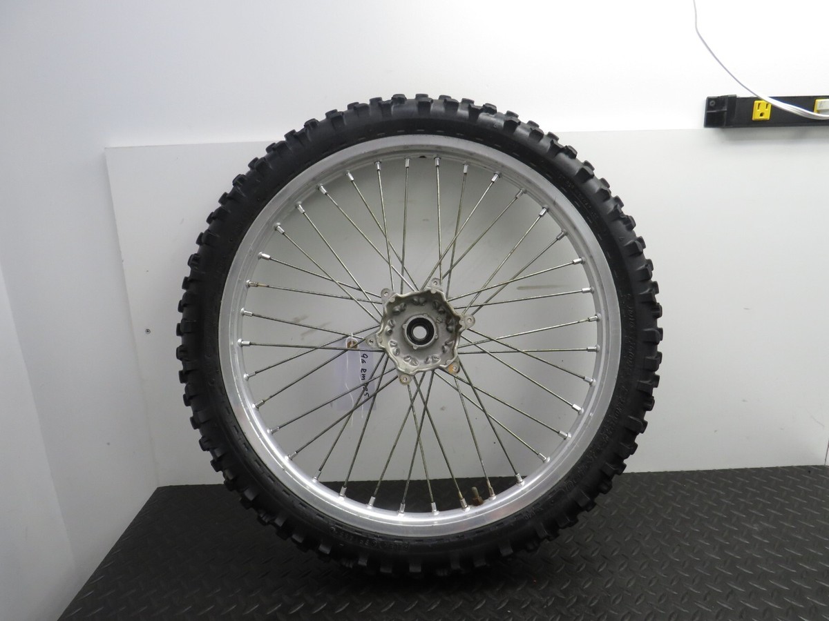 96 SUZUKI RM 125 RM125 OEM FRONT WHEEL FRONT RIM NICE! 54111-36E00