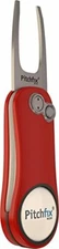 PITCHFIX HYBRID 2.0 RED/WHITE Golf DIVOT TOOL