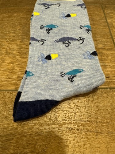 Herren Juncture Angeln Neuheit Socken Größe 6-12 neu mit Etikett - Bild 4 von 6