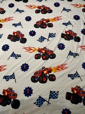 Blaze And The Monster Machines Twin Sheet Set Fitted Flat Pillow Case