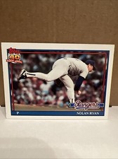 Nolan Ryan #1 Topps Baseball 1991 Texas Rangers
