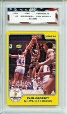 1983 Star #6 Paul Pressey All-Rookies AGC 10 Gem Mint Milwaukee Bucks