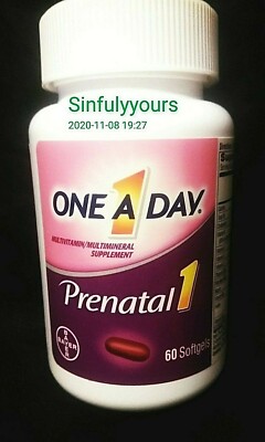 ONE A DAY WOMENS PRENATAL VITAMINS 60 SOFTGELS JAN 2026