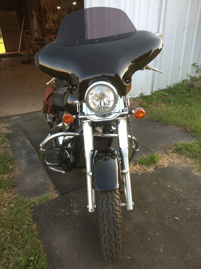 Painted Universal Cruiser Batwing Fairing Windshield Kawasaki