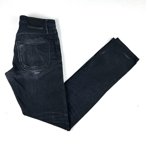 Freenote Cloth The Avila Men's Size 30 Black Slim Fit 01 Fit Selvedge Jeans