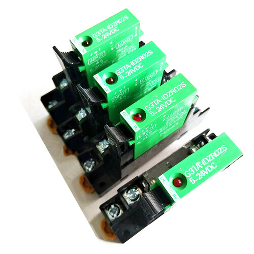 2Pcs G3TA-IDZR02S 5-24VDC with P7TF-05 4Pins Solid State Relay - Picture 1 of 1