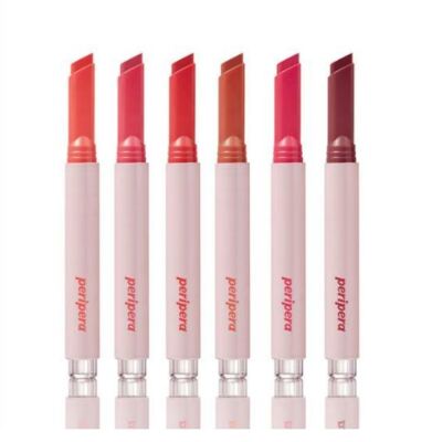 Peripera Heart Jam Glow Lip 6 Colors 1.4g 2023 New