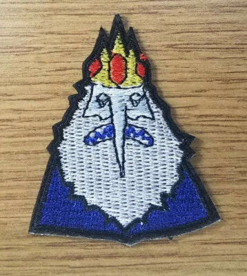 Adventure Time Ice King Patch 2 1/2 inches tall