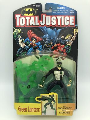 DC Comics Total Justice Green Lantern Action Figure With Accessories- NIB!