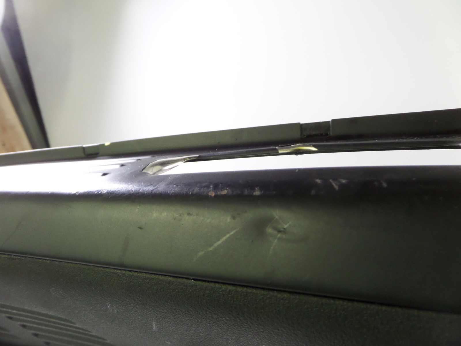 06-13 Bentley Continental Flying Spur Trunk Scuff Plate Plastic Moulding Trim 