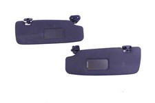 Paar Sonnenblenden BMW 1er E88 Cabrio schwarz li +re Spiegel ohne Beleuchtung