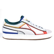 Puma Hombres 11 Capas de Gamuza Nuevo Heritage Gris-Negro-Verde Universitario 389974-01 RARO