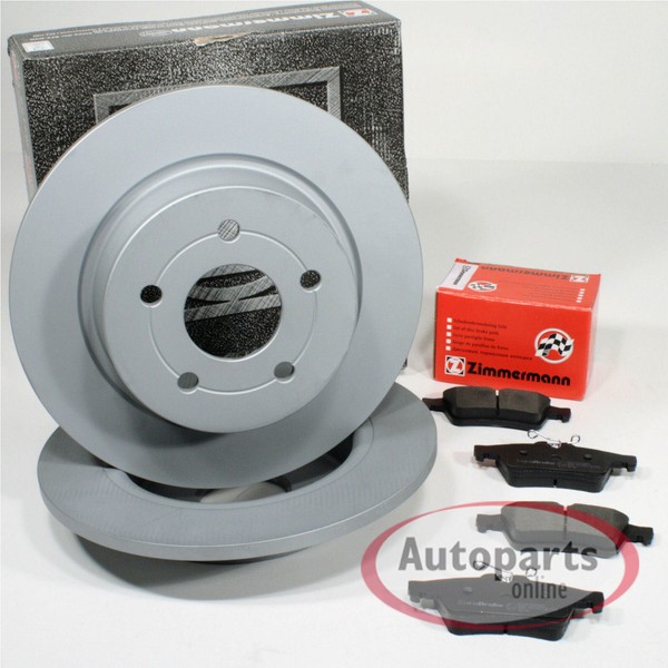 Zimmermann Bremsscheiben Ø 316 Mm + BeläGe Hinten FüR Ford Kuga II + Mondeo V-image