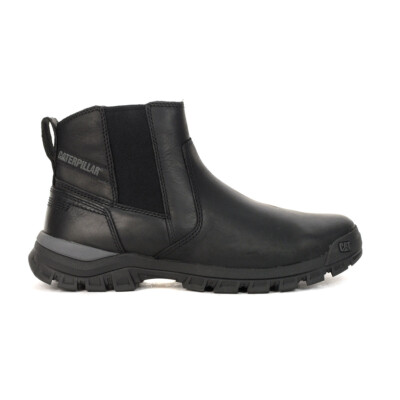 Caterpillar Men's Threshold Black Leather Chelsea Boots P726055 | eBay