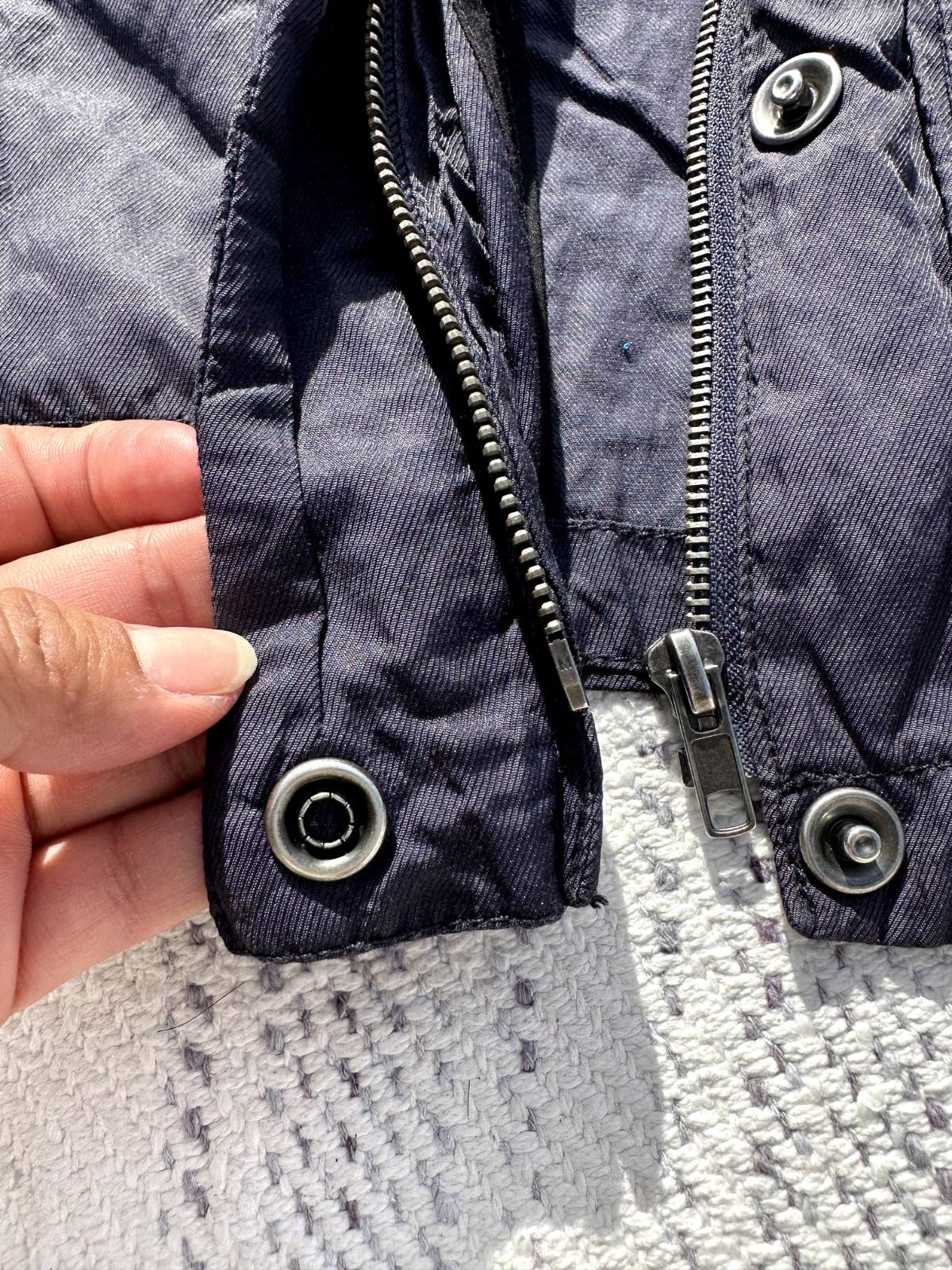 Sanctuary Jacket Extra Small Blue Utility Militar… - image 9