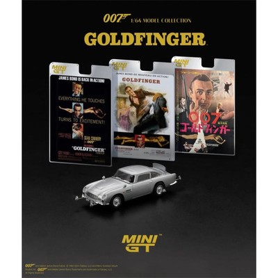 1:64 Mini GT- Aston Martin DB5- James Bond 007-  Blister Japan #MGT900-007J