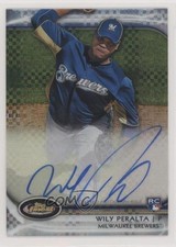2012 Topps Finest Auto Rookies X-Fractor 241/299 Wily Peralta #AR-WP Auto s3g