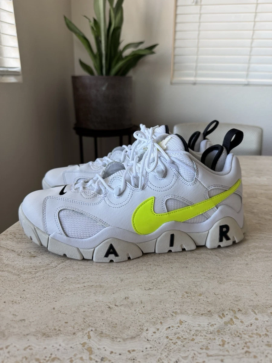 Nike Air Barrage Low White Volt for Sale | Authenticity Guaranteed
