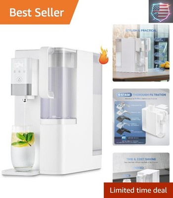 Countertop Reverse Osmosis Water Filter, 5-Stage RO Water Filtration System, ...
