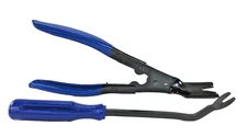 2Pcs Clip Pliers Set and Fastener Remover, Car Trim Rivet Removal Pry Tool -BLUE