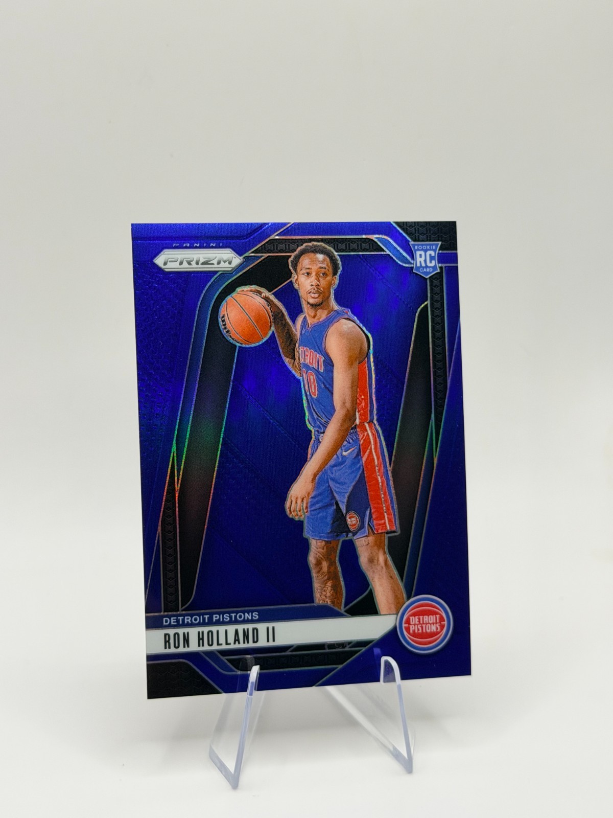 2024-25 Panini Prizm Basketball Ron Holland II #269 Blue Prizm Rookie /199