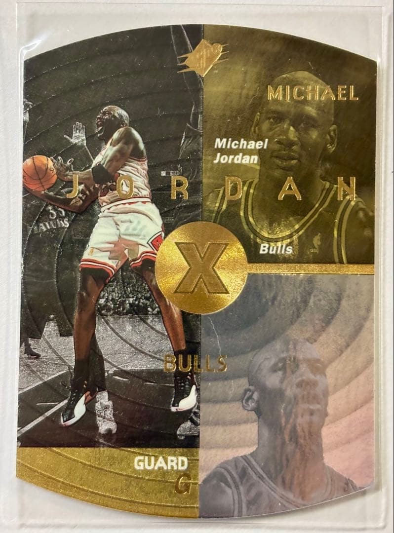 1997-98 Upper Deck SPx Michael Jordan Gold Parallel #6 - Good Condition Card