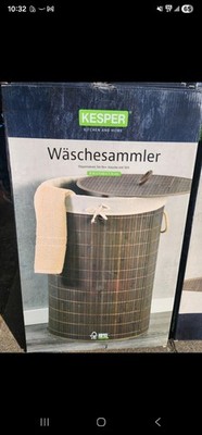 Kesper Wäschesammler Wäschekorb Aufbewahrung Korb Laundry Basket