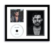 Adam Lambert Autographed Signed 11x14 Custom Framed CD Photo High Drama ACOA