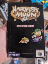 Harvest Moon 64 N64 Instruction Manual ONLY