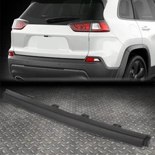 For 19-22 Jeep Cherokee Trailhawk Rear Center Bumper Cover Molding Trim Black