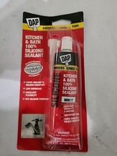 Dap 2.8 Oz. Kitchen  Bath 100 Silicone Rubber Sealant, White DAP