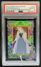 2023 Topps Chrome Disney 100 Sleeping Beauty Once Upon A Time Black #OU-2 PSA 10