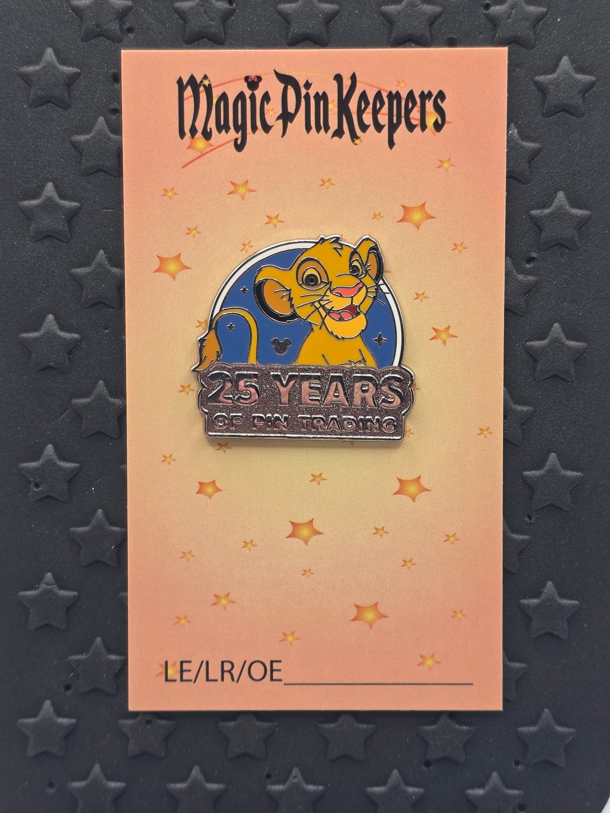 WDW - Simba - 25 Years of Pin Trading - Hidden Disney 2025 - Disney Pin