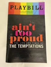 Ain’t Too Proud Broadway Musical Encore Playbill Clowes Memorial June 2023