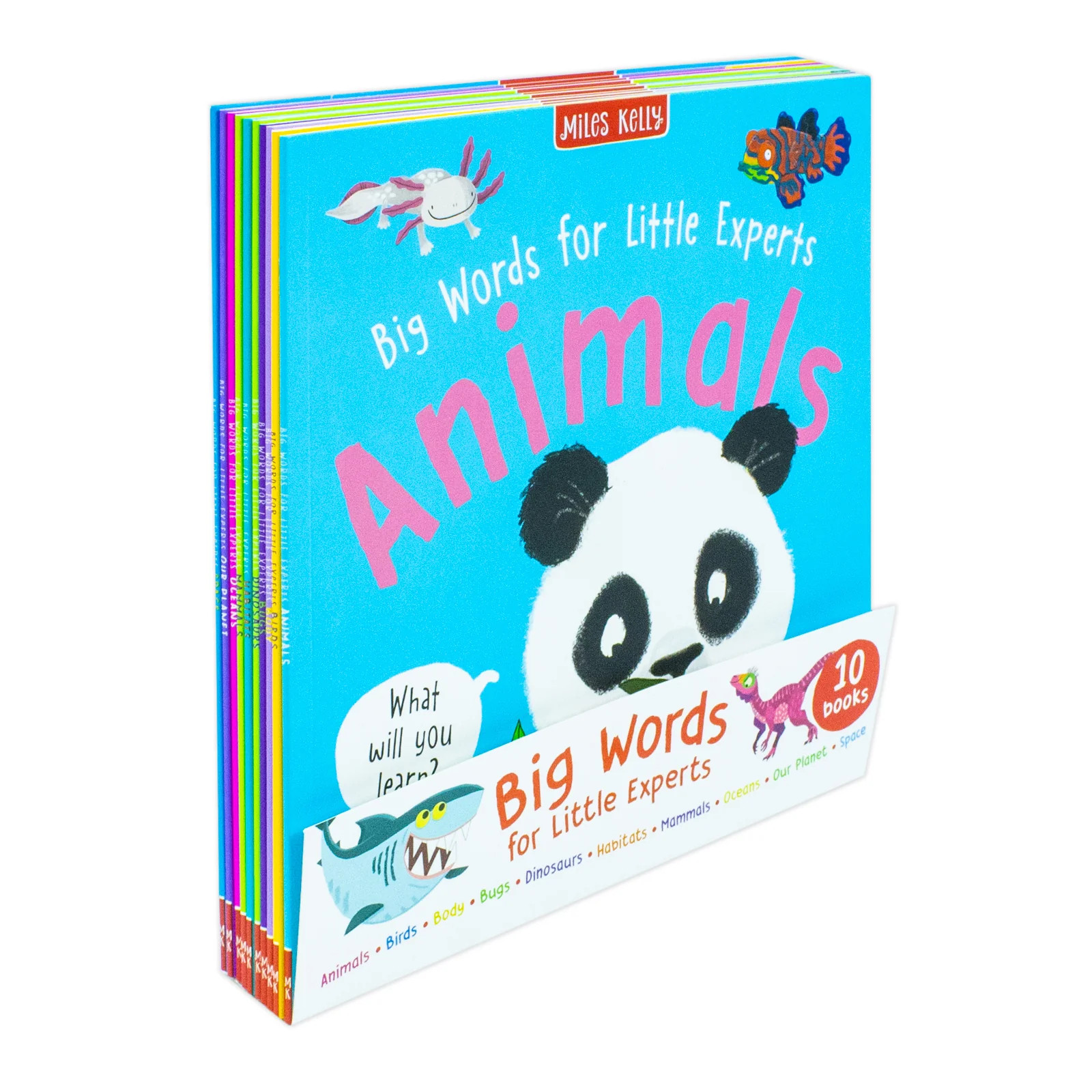Big Words for Little Experts 10 Books Collection Set(Animals, Bird | Miles Kelly
