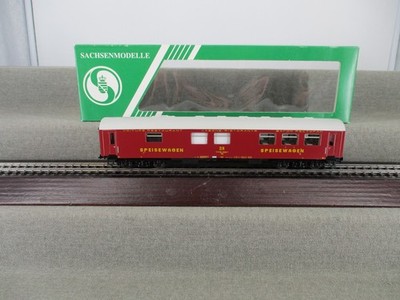 Sachsenmodelle Spur H0 14365 Speisewagen der DR in OVP
