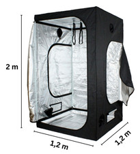 Growbox 120x120x200 cm, Growzelt, Indoor Grow Tent, Gewächshaus